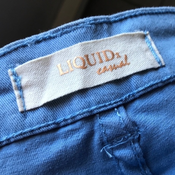 Vintage Liquid x - Indigo Blue Straight legs ankle utility pants Size 3-4 - Picture 6 of 7